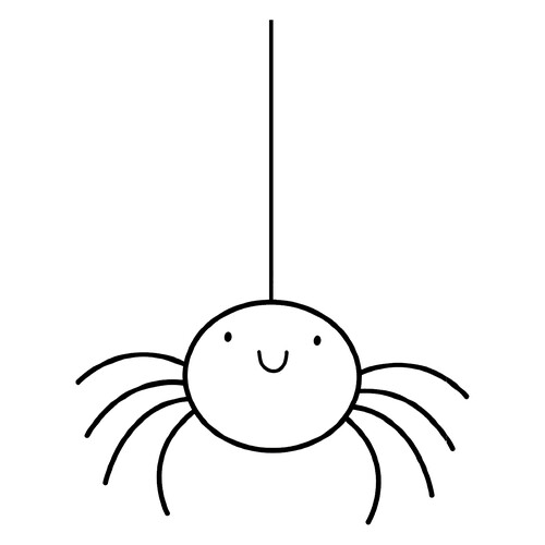 Spider Coloring Page for Toddlers free printable Insect Coloring Pages for Toddlers coloring page