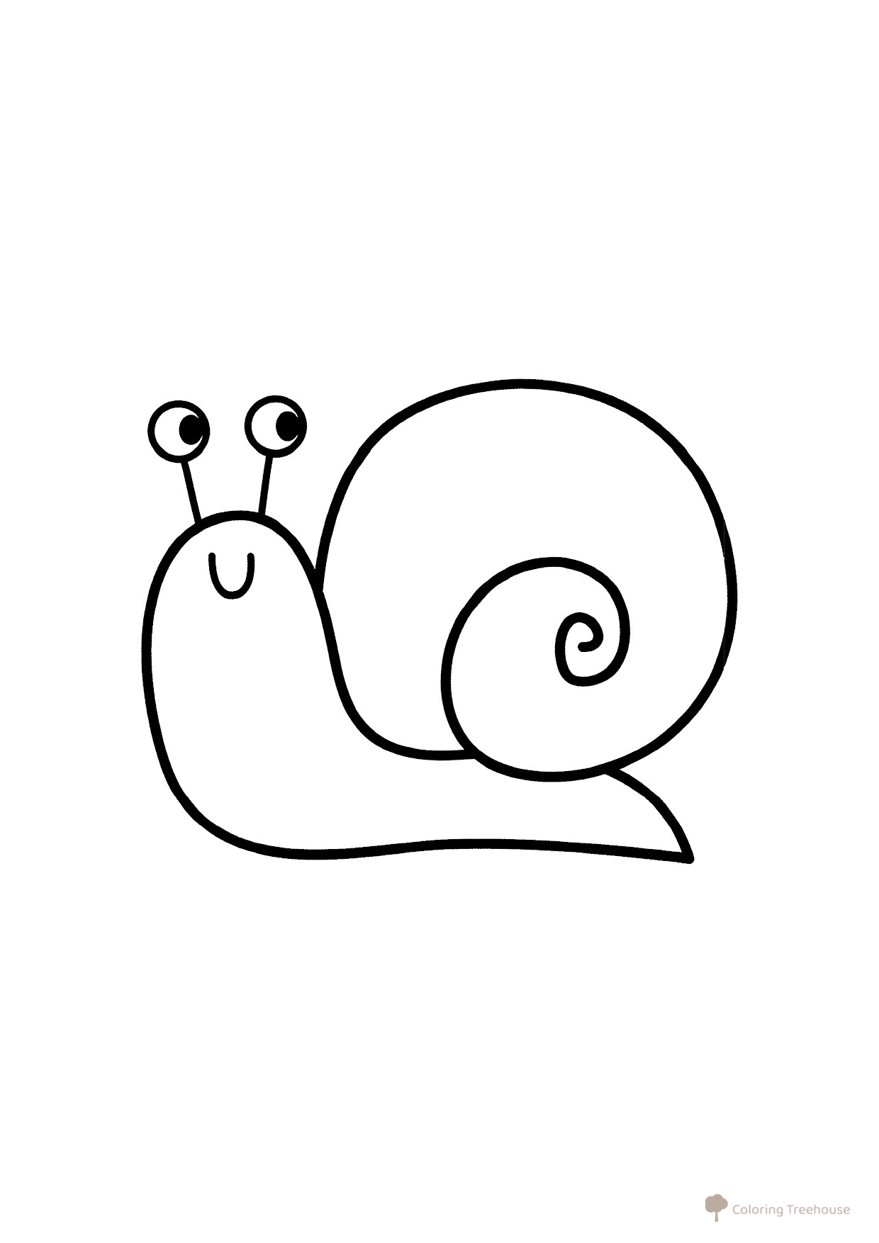 Snail Coloring Page for Toddlers free printable Insect Coloring Pages for Toddlers coloring page
