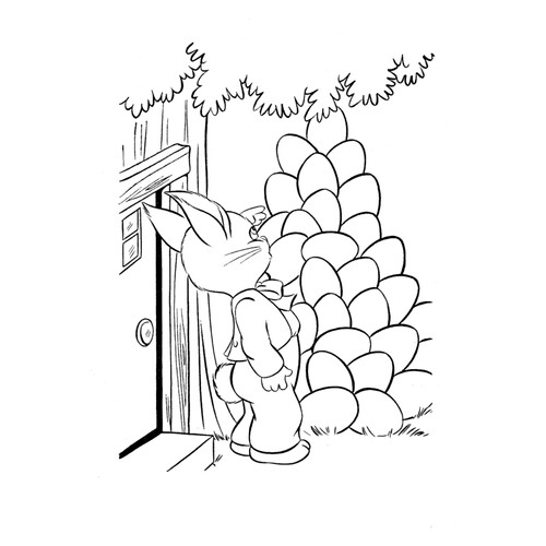 Mountain of Easter Eggs Coloring Page free printable Easter Coloring Pages coloring page