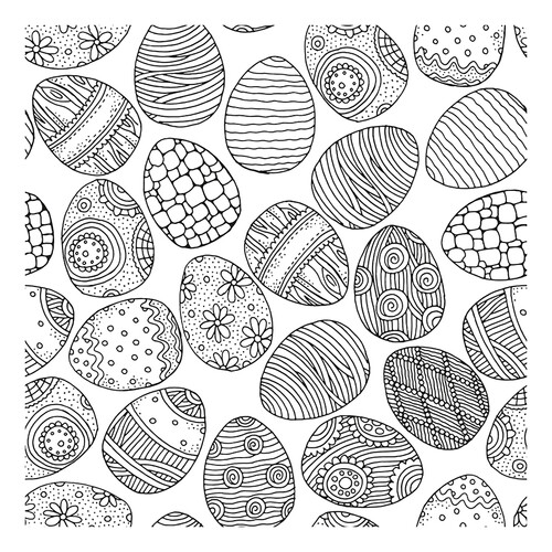 Easter Anti-Stress Coloring Page free printable Anti-Stress Coloring Pages coloring page