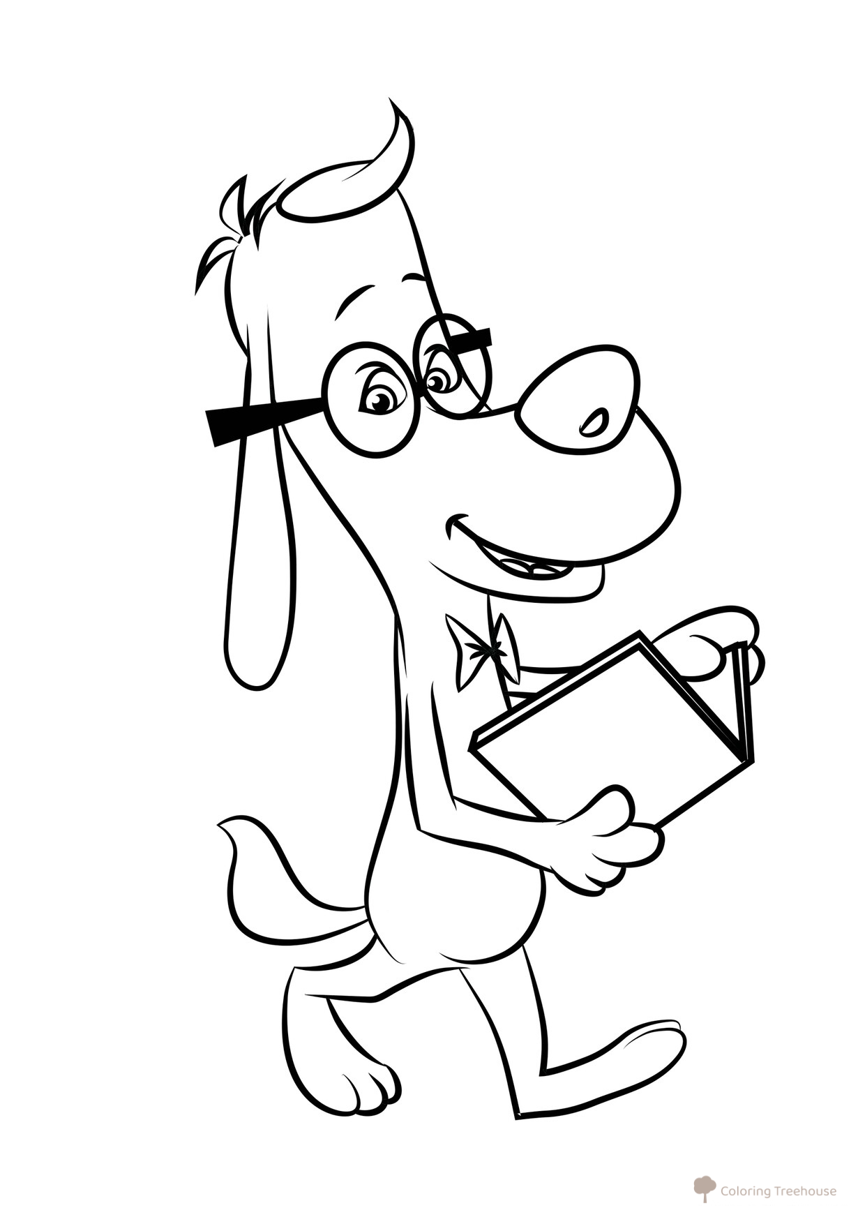 Mr. Peabody Coloring Page free printable Mr. Peabody and Sherman Coloring Pages coloring page