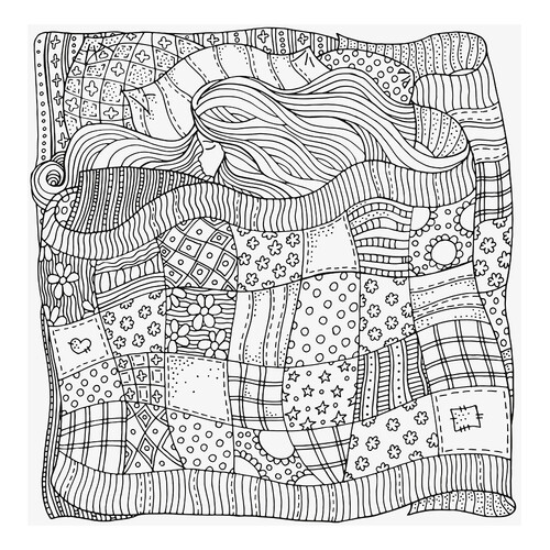 Anti-Stress Coloring Page: Sleep free printable Anti-Stress Coloring Pages coloring page