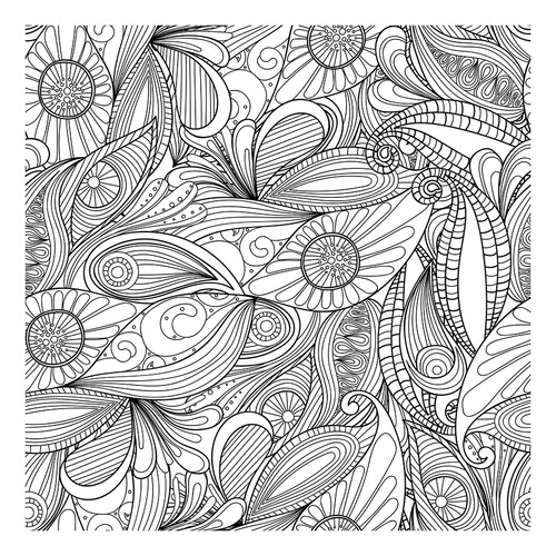 Anti-Stress Waves Coloring Page free printable Anti-Stress Coloring Pages coloring page