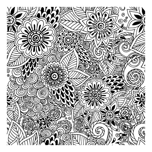 East Anti-Stress Coloring Pages free printable Anti-Stress Coloring Pages coloring page