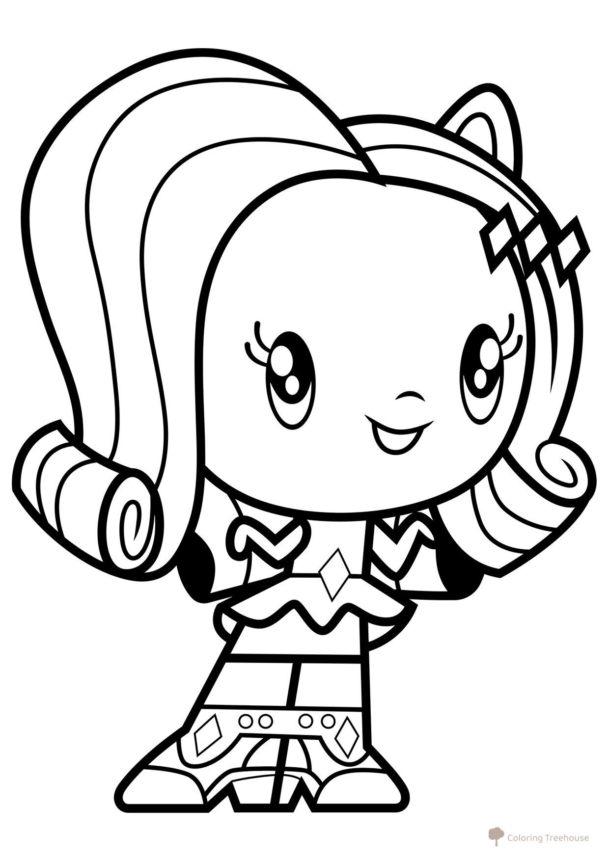 Rarity Coloring Page — Pony Girl from Equestria free printable Cutie Mark Crew My Little Pony Coloring Pages coloring page