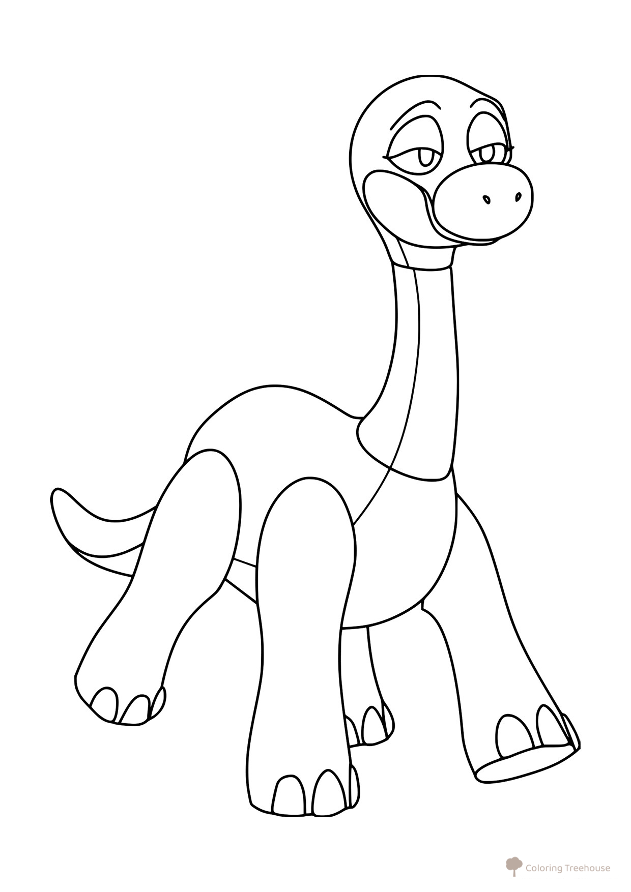 Página para colorear «Dinosaurio Bron de Poppy Playtime 1» dibujo para colorear gratis de Páginas para colorear de Poppy Playtime