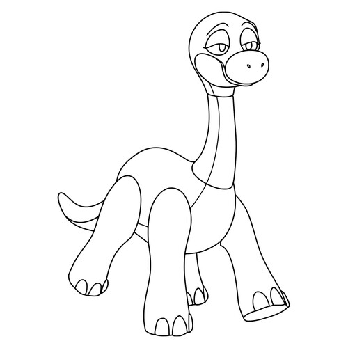Página para colorear «Dinosaurio Bron de Poppy Playtime 1» dibujo para colorear gratis de Páginas para colorear de Poppy Playtime
