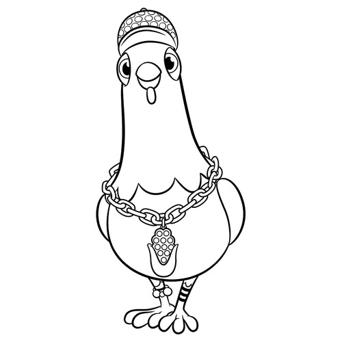 Chickaletta from Paw Patrol Coloring Page free printable Paw Patrol Coloring Pages coloring page
