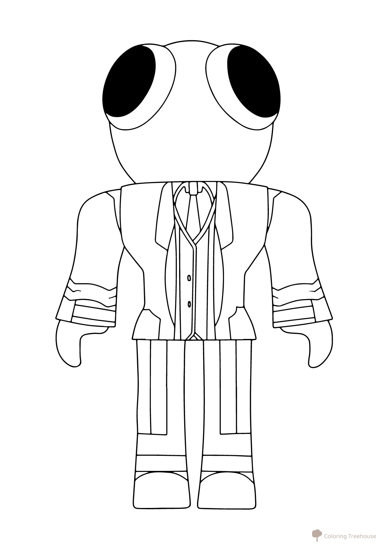 Página para colorear: Kransyy de "Amigos Arcoíris" dibujo para colorear gratis de Páginas para colorear de Rainbow Friends