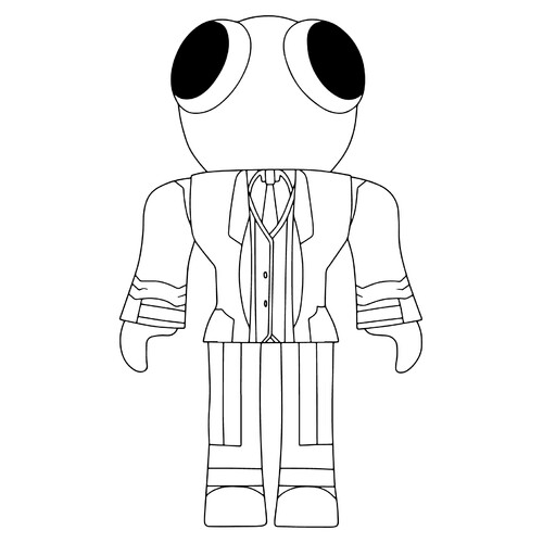 Página para colorear: Kransyy de "Amigos Arcoíris" dibujo para colorear gratis de Páginas para colorear de Rainbow Friends