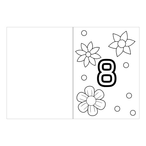Mother's Day Card Coloring Page for Kids free printable International Women’s Day Coloring Pages coloring page