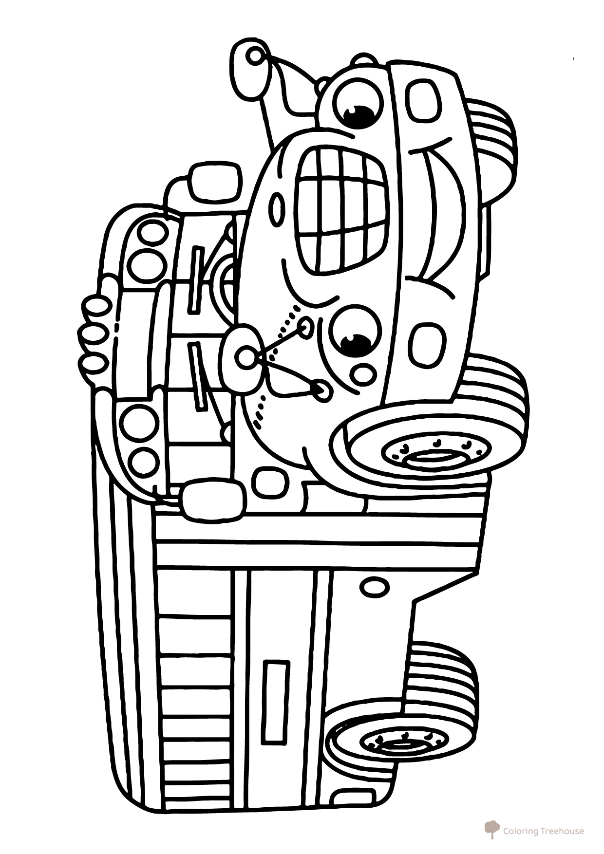 School Bus Coloring Page free printable Bus Coloring Pages coloring page