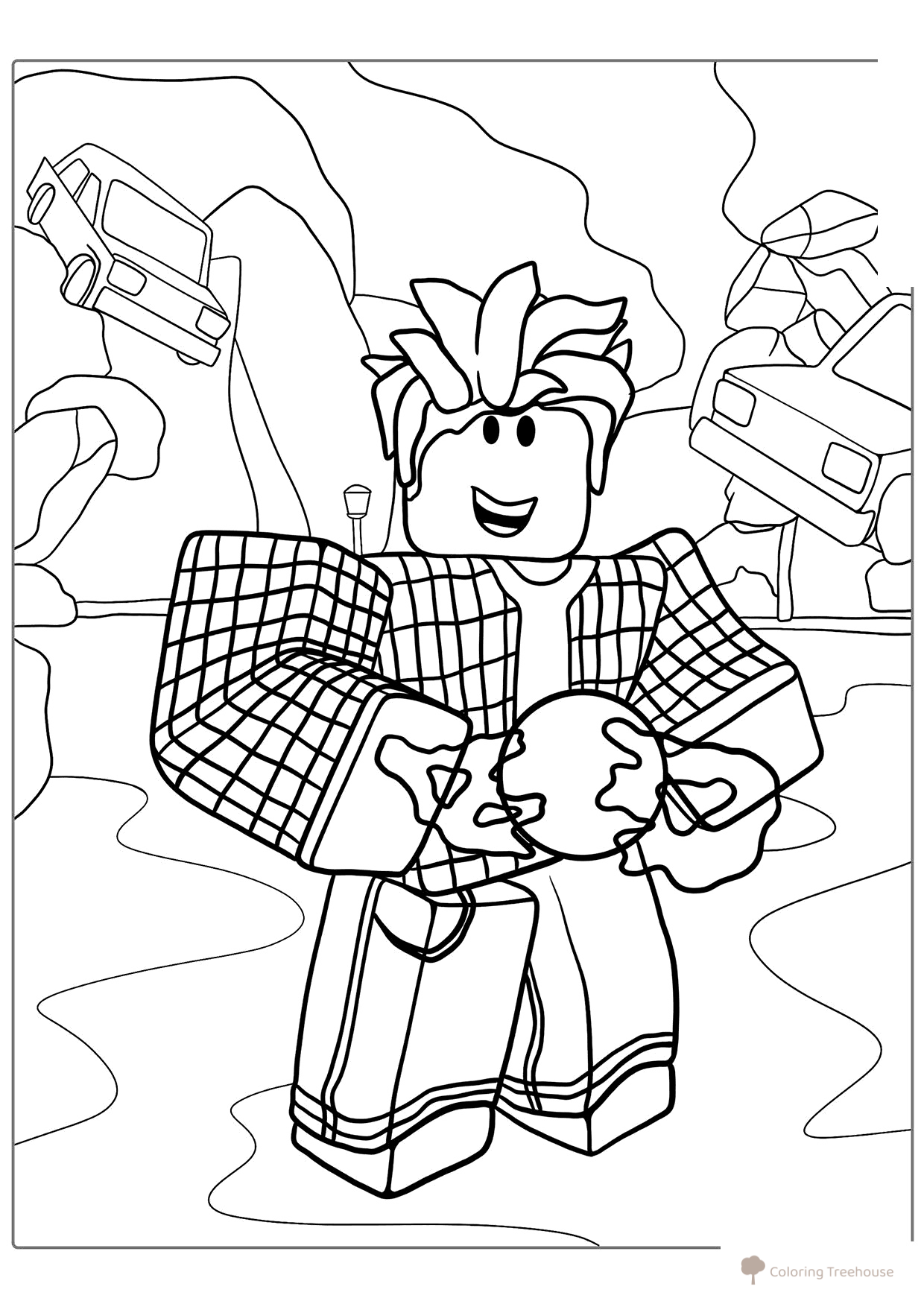 Roblox Black Hole Coloring Page free printable Roblox Coloring Pages coloring page