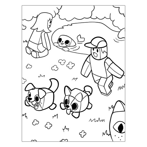 Página para colorear «Simulador de mascotas Roblox» dibujo para colorear gratis de Páginas para colorear de Roblox