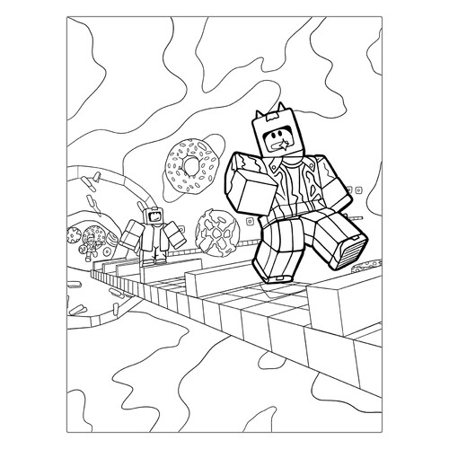 Página para colorear «Universo de Roblox» dibujo para colorear gratis de Páginas para colorear de Roblox
