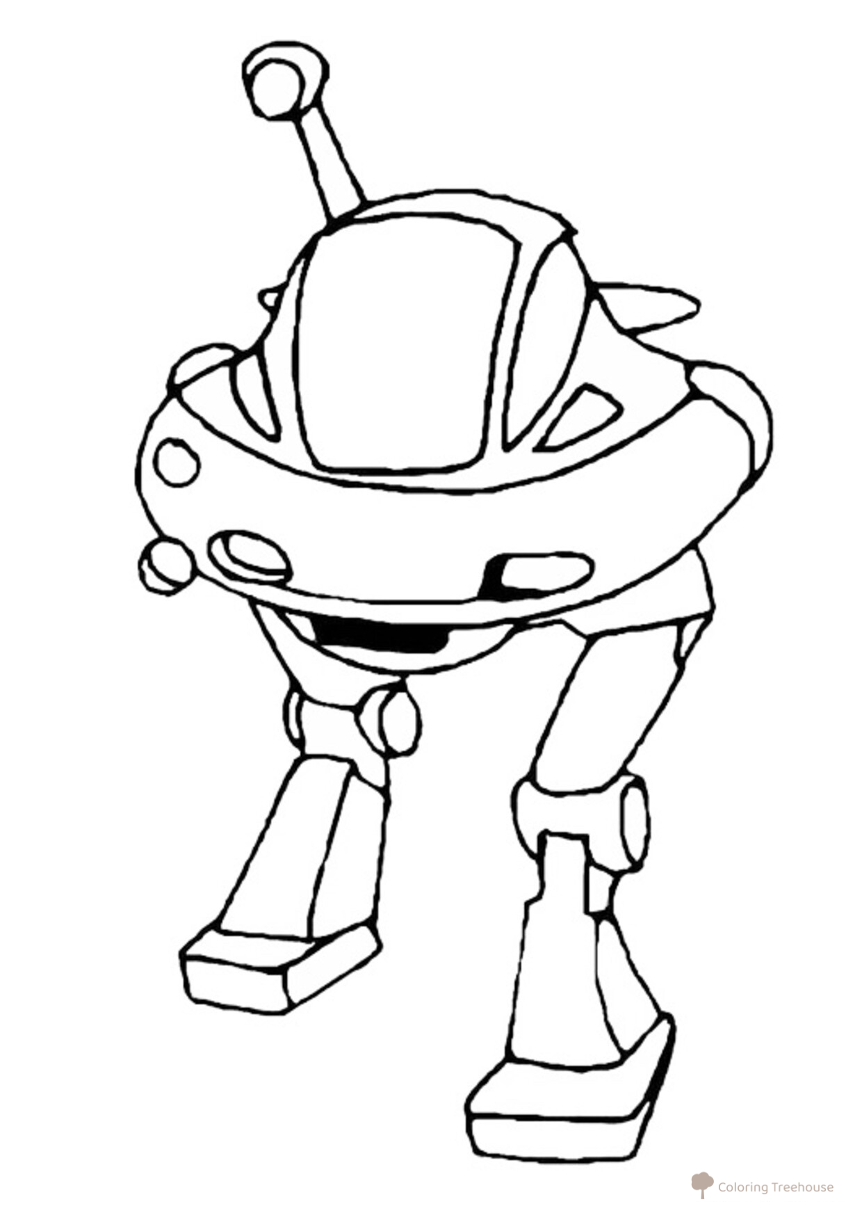 Página para colorear: Robot-lunohod dibujo para colorear gratis de Páginas para colorear «Robots»