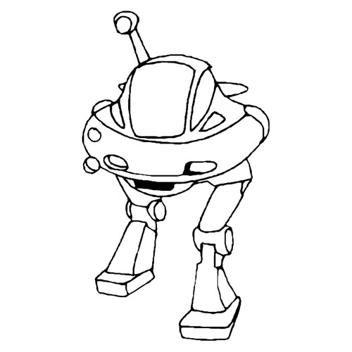Página para colorear: Robot-lunohod dibujo para colorear gratis de Páginas para colorear «Robots»