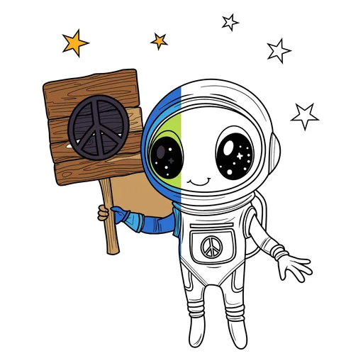 Space Coloring Pages