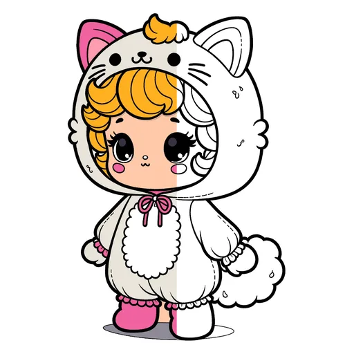 Doll Coloring Pages