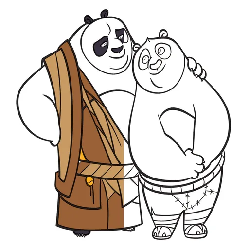 Kung Fu Panda 3 Coloring Pages