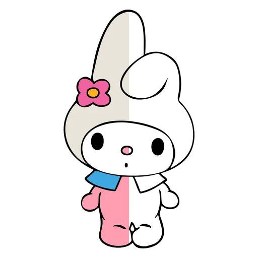 Kuromi and My Melody Coloring Pages