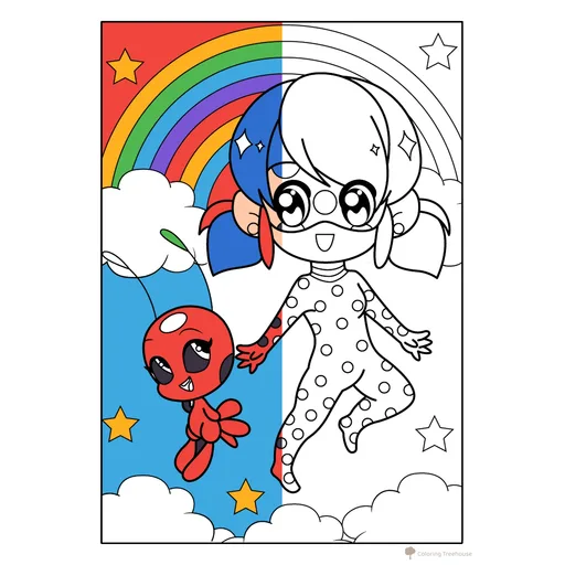 Miraculous Ladybug Coloring Pages