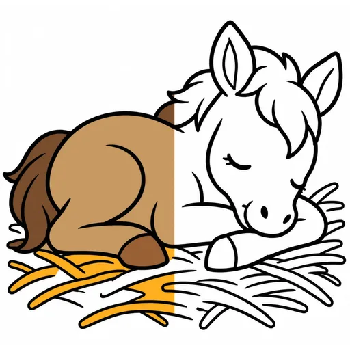 Horse and Pony Coloring Pages