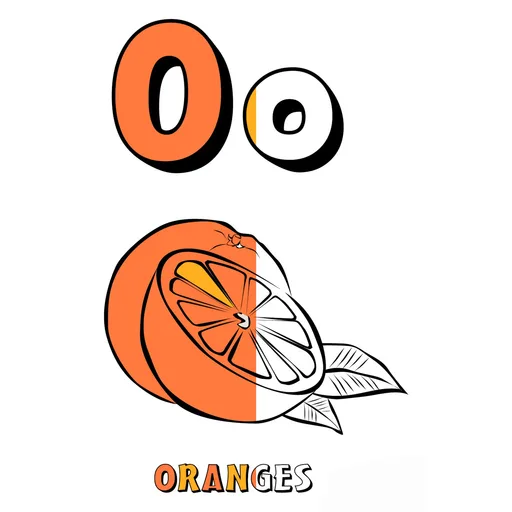 English Alphabet Coloring Pages