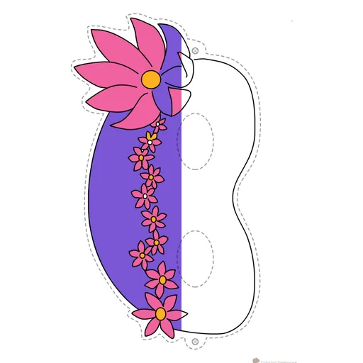 Mask Coloring Pages for Kids