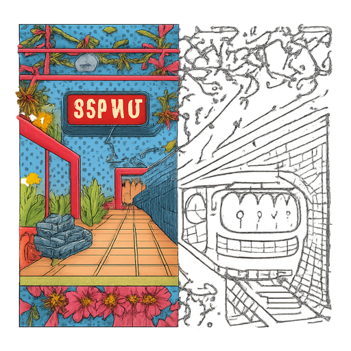Metro Coloring Pages