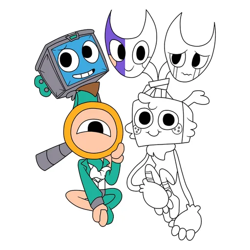 Dandy's World Coloring Pages