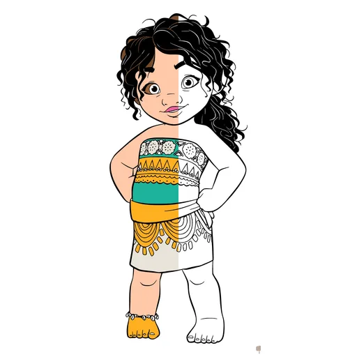 Moana and Moana 2 Coloring Pages