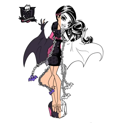 Monster High: Haunted Coloring Pages