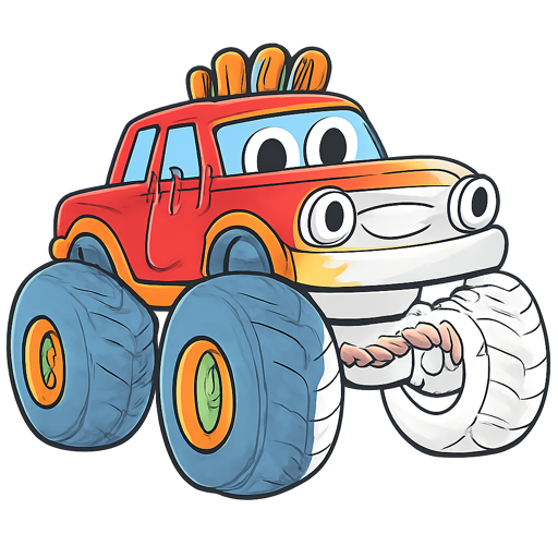 Páginas para colorear de Monster Truck