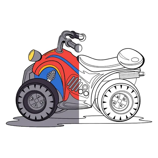 Motorcycle Coloring Pages