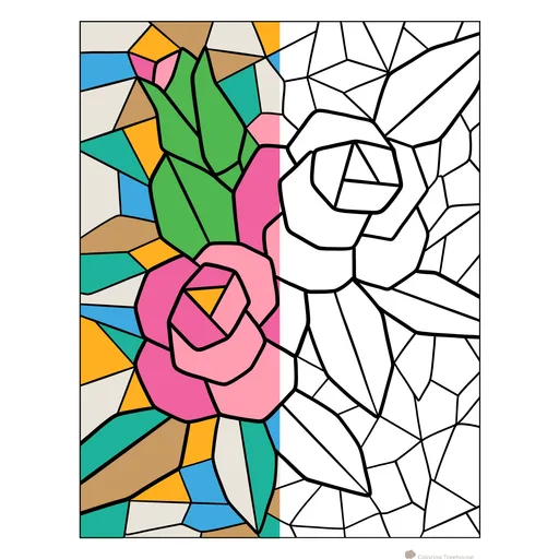 Mosaic Coloring Pages