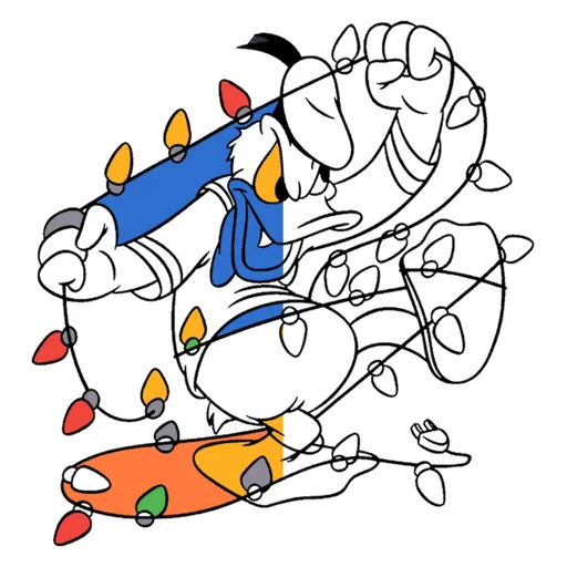 Christmas and New Year Coloring Pages