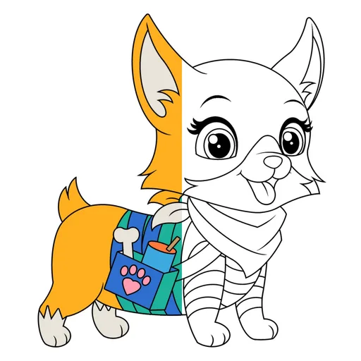 Disney Princess Palace Pets Coloring Pages