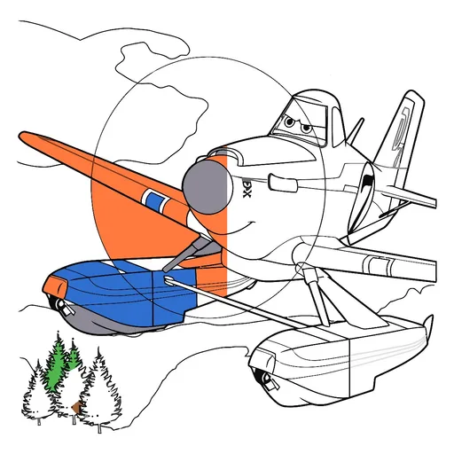 Planes: Fire and Rescue Coloring Pages