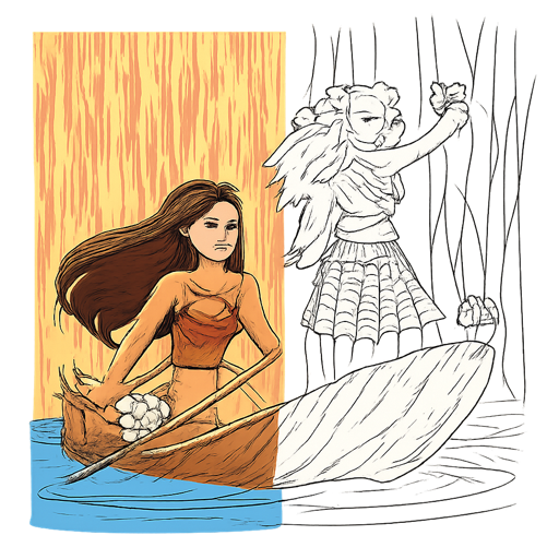 Páginas para colorear de Pocahontas