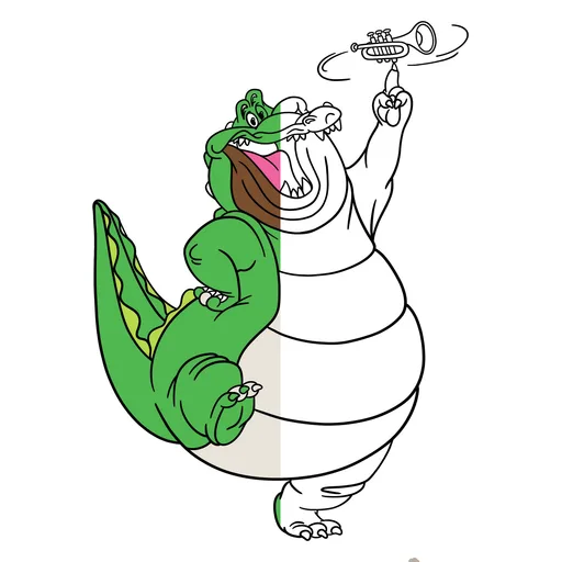 Princess and the Frog Coloring Pages