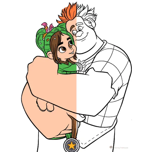 Ralph Breaks the Internet Coloring Pages