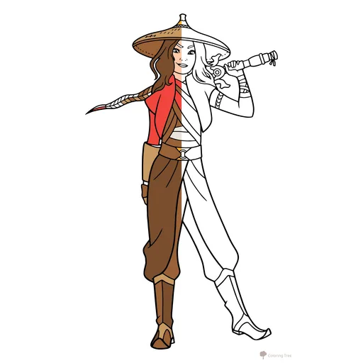 Raya and the Last Dragon Coloring Pages