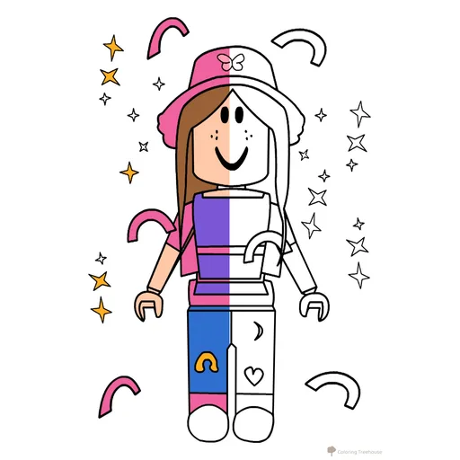 Roblox Coloring Pages