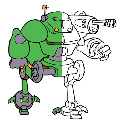 Robot Coloring Pages