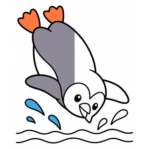 Fish and Sea Creatures Coloring Pages for Toddlers