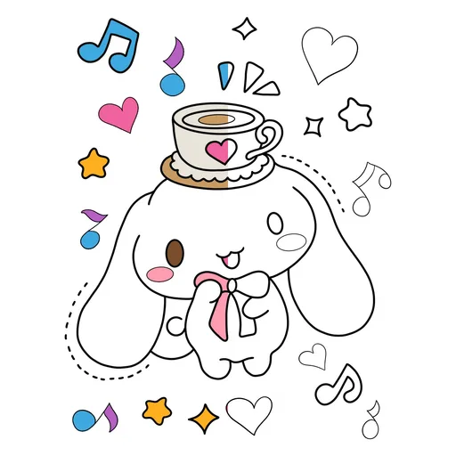 Cinnamoroll Coloring Pages
