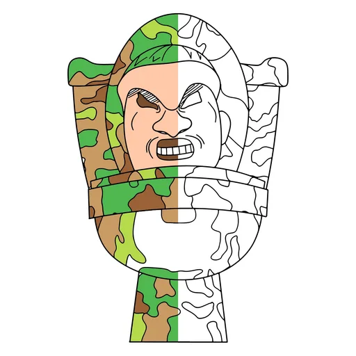Skibidi Toilet Coloring Pages
