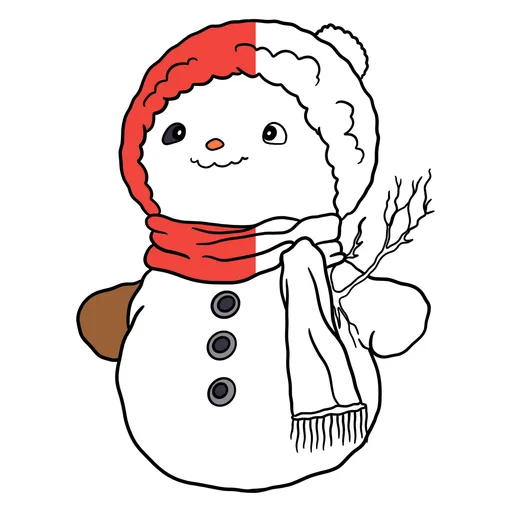 Snowman Coloring Pages for Kids