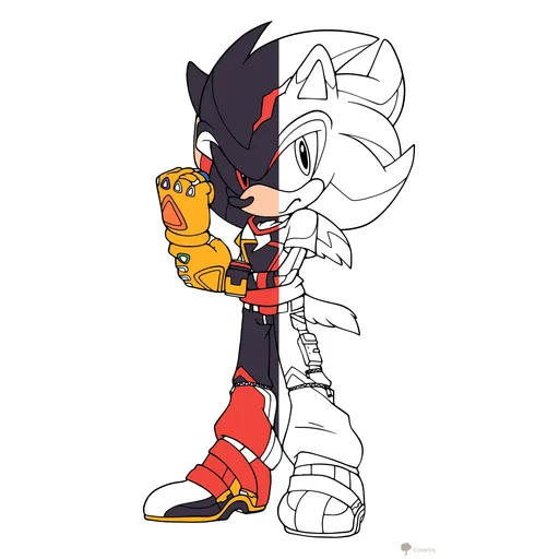 Sonic Coloring Pages
